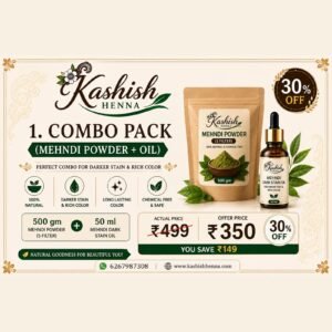 Combo Pack (Mehndi Powder + Oil)